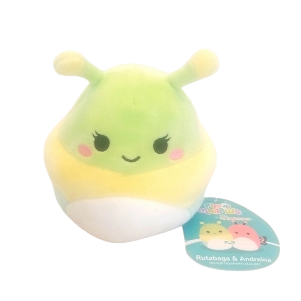 NWT Squishmallows Flip-A-Mallows Caterpillar & Butterfly Plush Toy